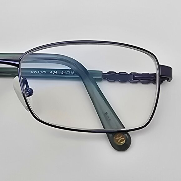 *SOLD* Nine West NW1079 434 Navy Blue Pearl Eyeglasses Frame w/ Flexhinge 54mm - Picture 12 of 15